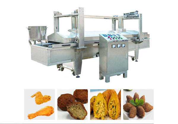 Máquina para freír nuggets de pollo