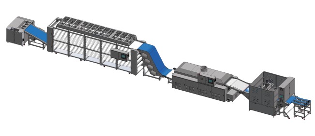Línea de producción de tortillas